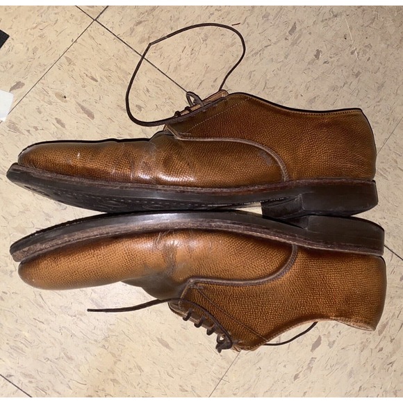 GRENSON Brown Leather‎ Oxford Derby Dress Shoes 111367 Men’s UK 11 US 12 main image 5